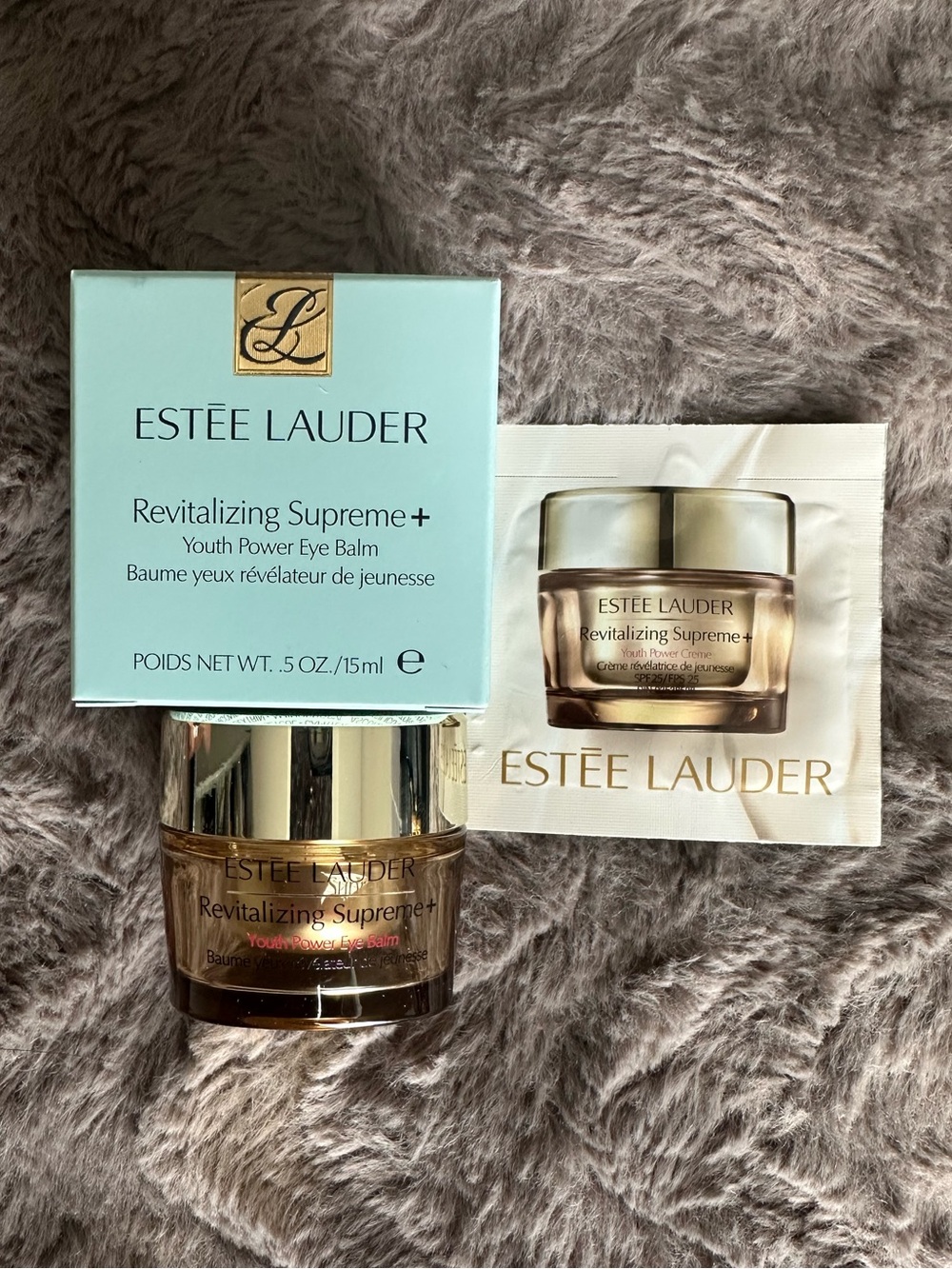 Estee Lauder Revitalizing Supreme+ Eye Balm - Gold and Light Blue